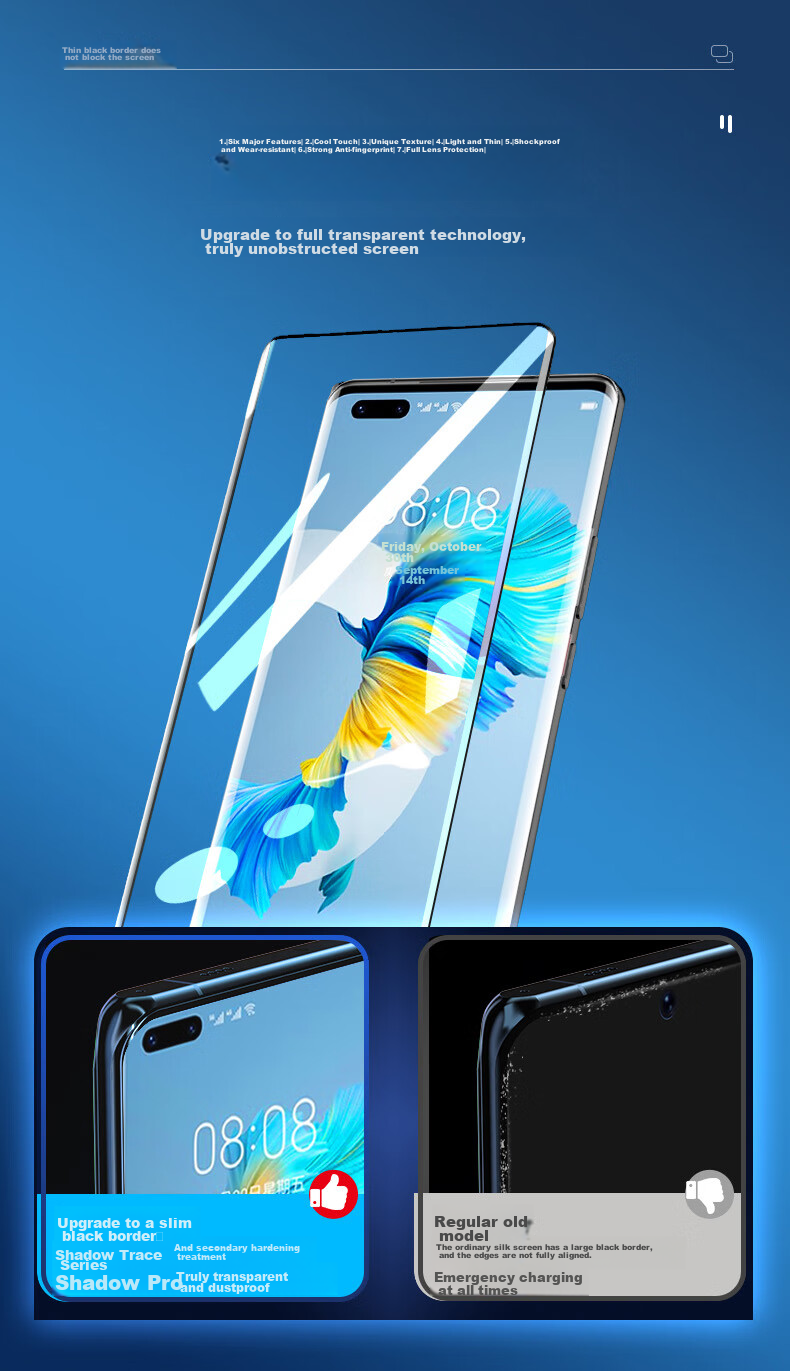 Защитное стекло для Huawei Mate 40 Pro