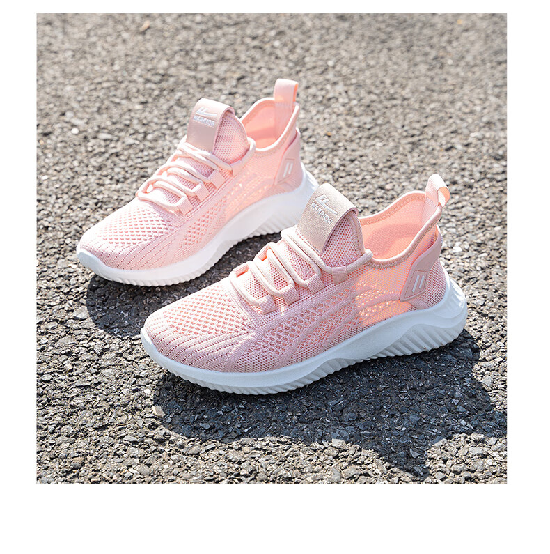Женские кроссовки Huili Mesh Shoes, летние дышащие, удобные, на мягкой подошве, модные повседневные туфли, белые, размер 38