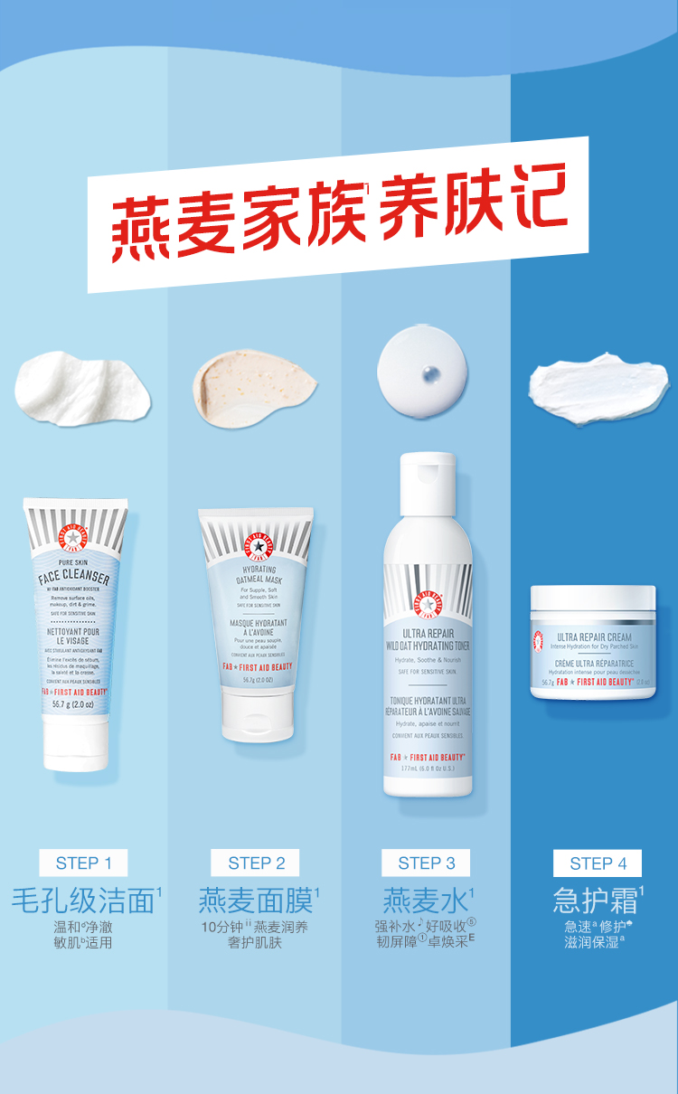 急护美人（First Aid Beauty）温和修护APG洁面乳56.7g（洗卸合一 深层清洁 敏肌适用 洗面奶）