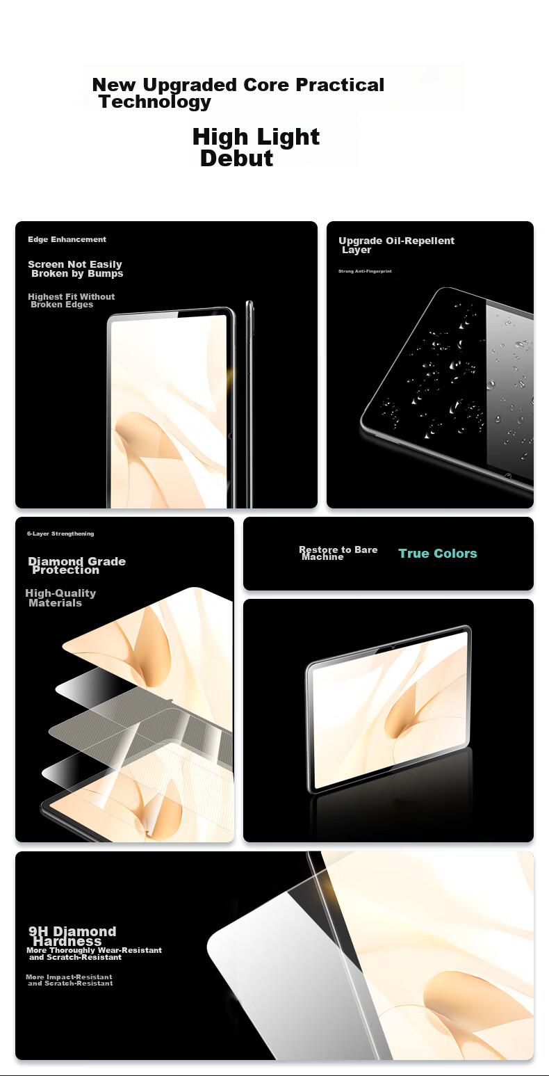 Защитная пленка CangHua для Huawei MatePad Air 12, закаленное стекло, прозрачная, HD