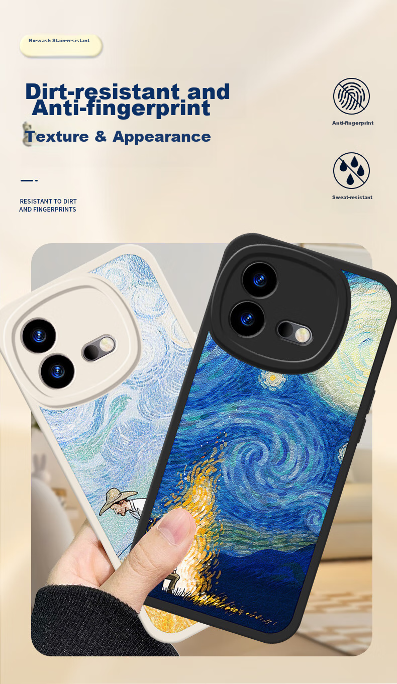 Чехол Bashidai для IQOO Neo8 / Neo8 Pro, силиконовый, с рисунком, черный, с защитой от падения и отпечатков пальцев