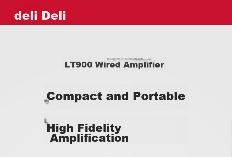 Портативный усилитель звука Deli LT900, для преподавателей, с микрофоном, розовый