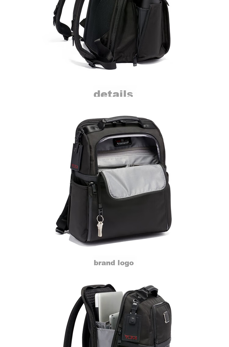 Рюкзак TUMI ALPHA Series, черный, нейлон, для бизнеса и путешествий