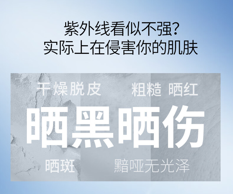 美肤宝防晒霜小粉管SPF50+40ml美白隔离霜面部遮瑕户外女士防水防汗持久
