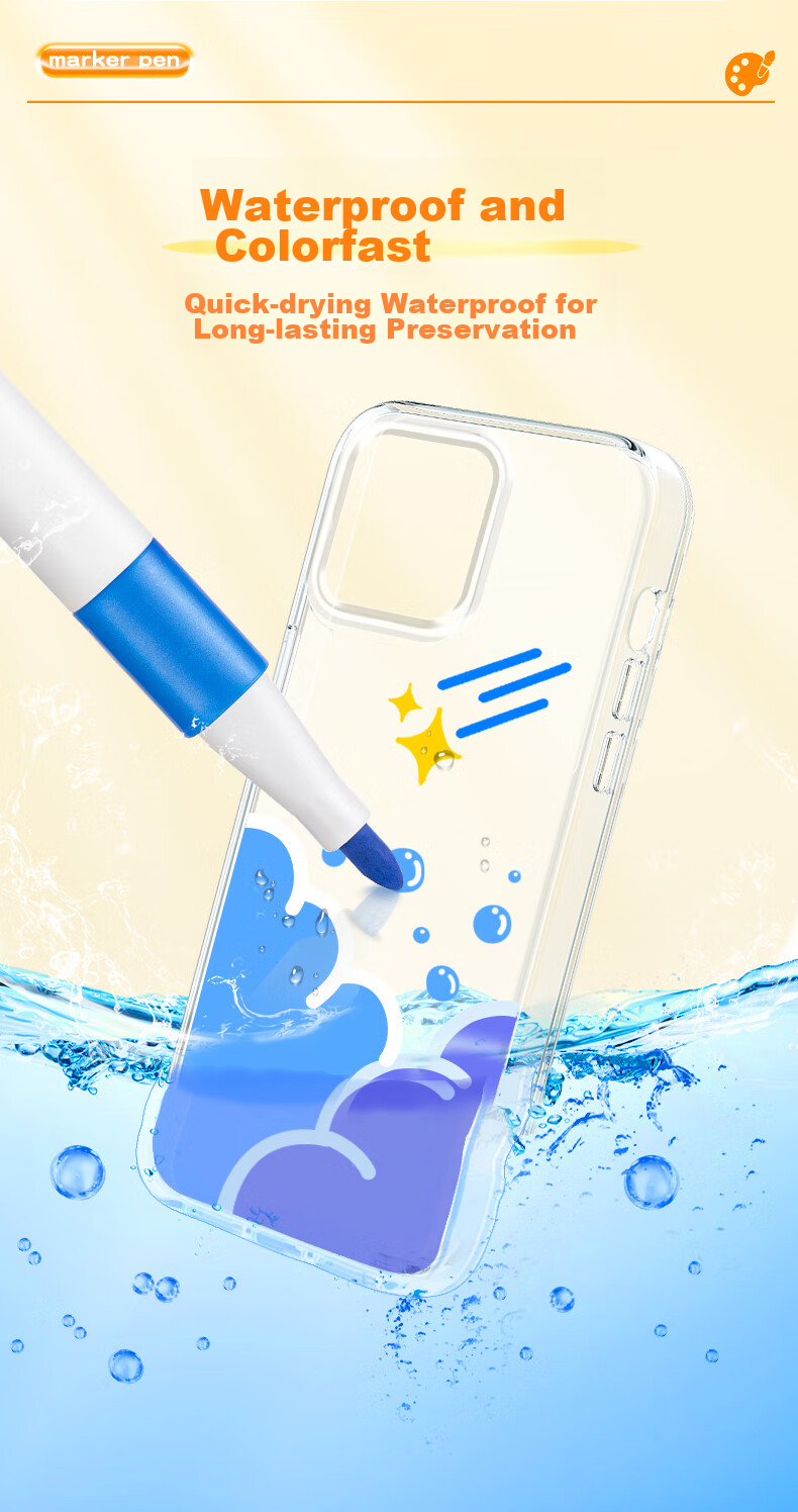 Акриловые маркеры AIHAO, набор для детского творчества, DIY, роспись, граффити, акварельные маркеры на водной основе, 36 цветов DPM1000