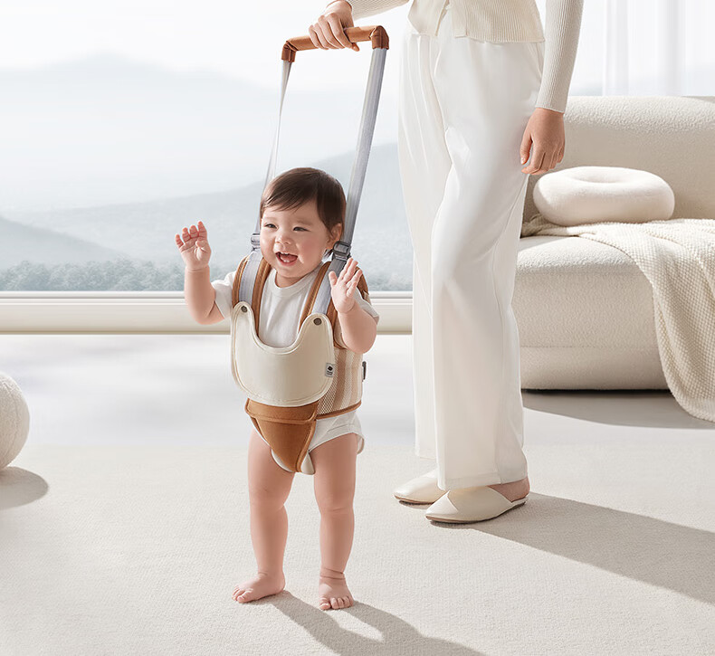 Детский помощник для ходьбы Babycare, ремень для обучения ходьбе, от 0 до 24 месяцев, многофункциональный, регулируемый, съемный, клубничный