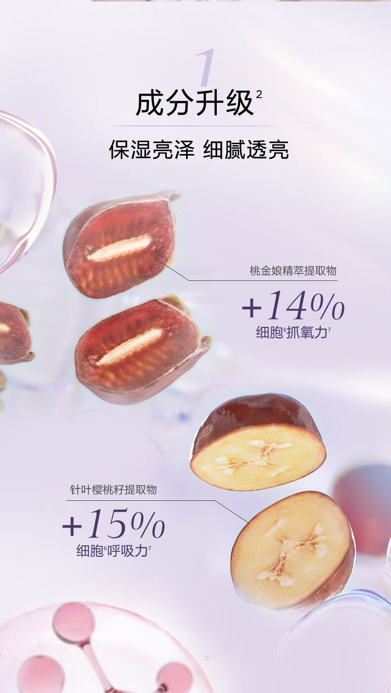 娇韵诗透亮焕白淡斑保湿凝霜50ml鲜萃光芒晚安霜补水睡眠面膜