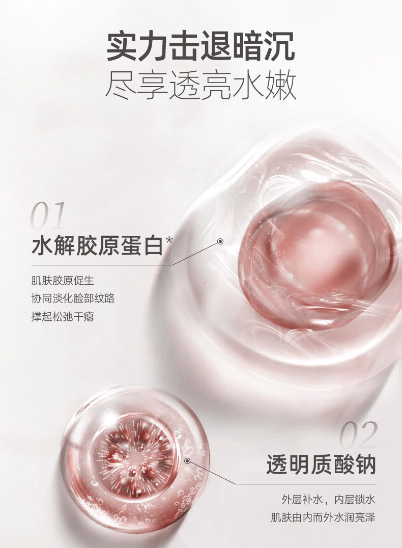 芳丹薄罗【到手30片】左旋vc冻干片胶原蛋白精华液抗皱紧致淡纹维C发光片