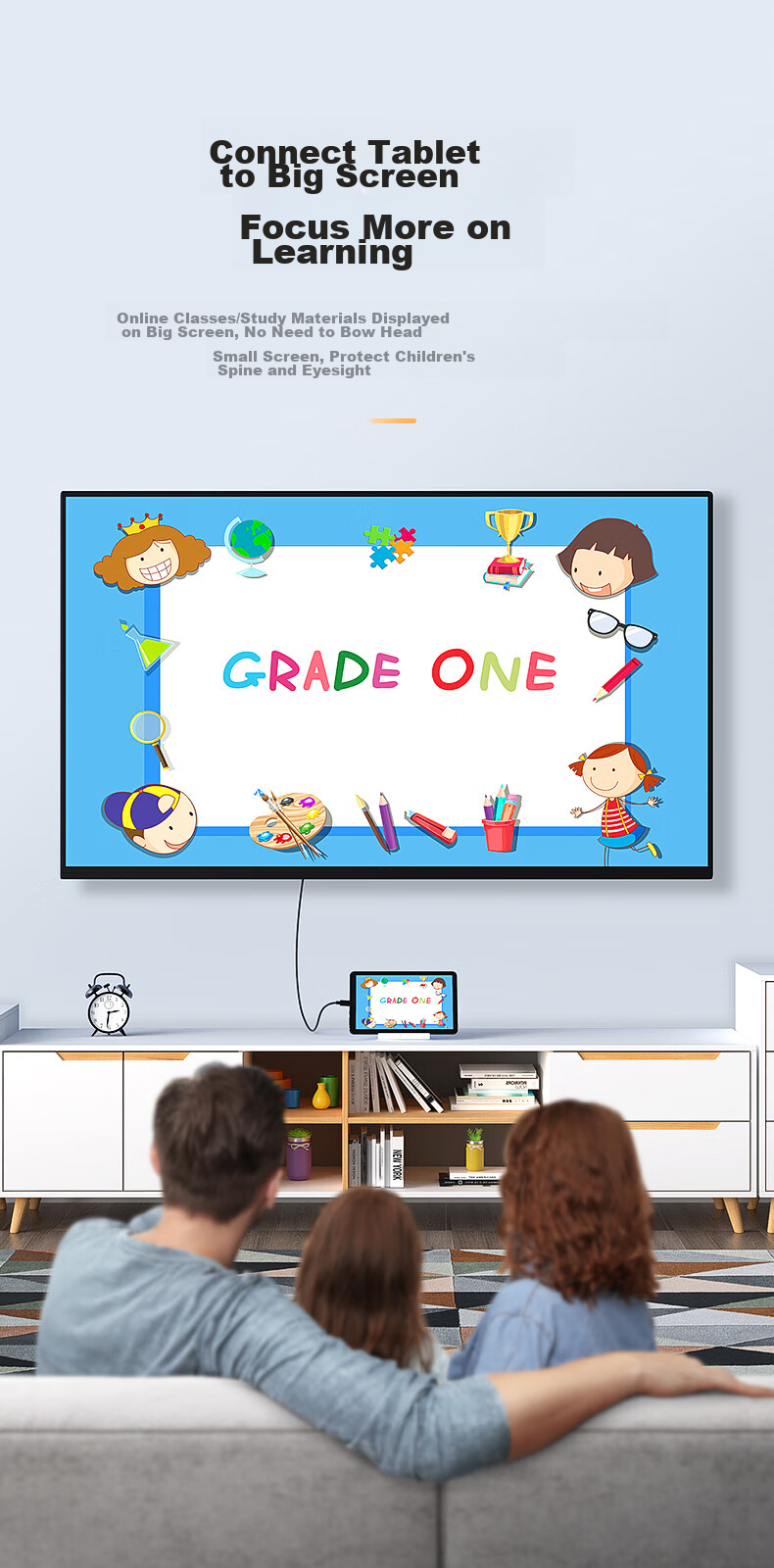 Кабель-переходник BIAZE Type-C на HDMI, 1.5 метра, 4K HD