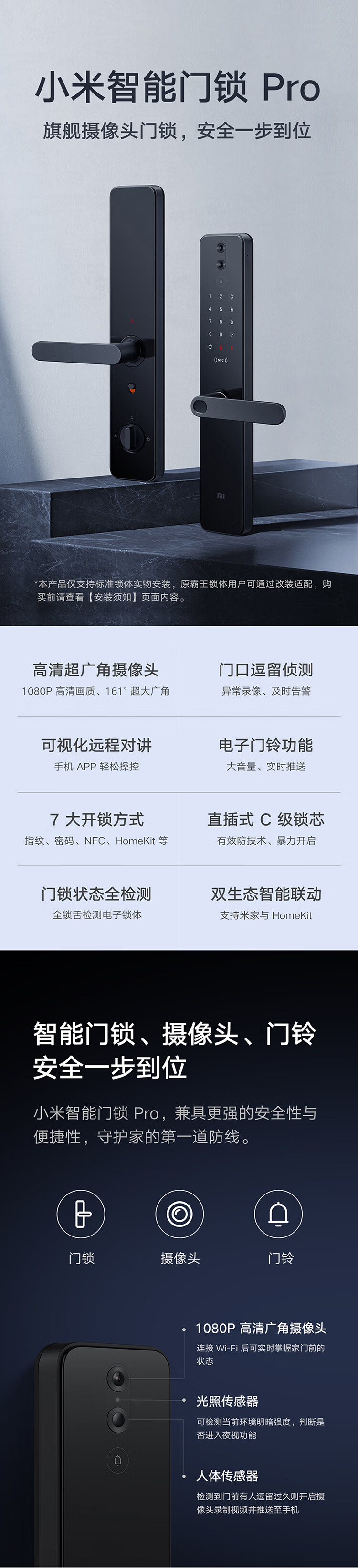 小米小米智能门锁Pro到底怎么样，参数如何！