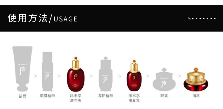 后（The history of whoo）【保税】套盒后天气丹拱辰享水妍津率享秘贴精华送女友情人节礼物 天气丹7件套免税新版