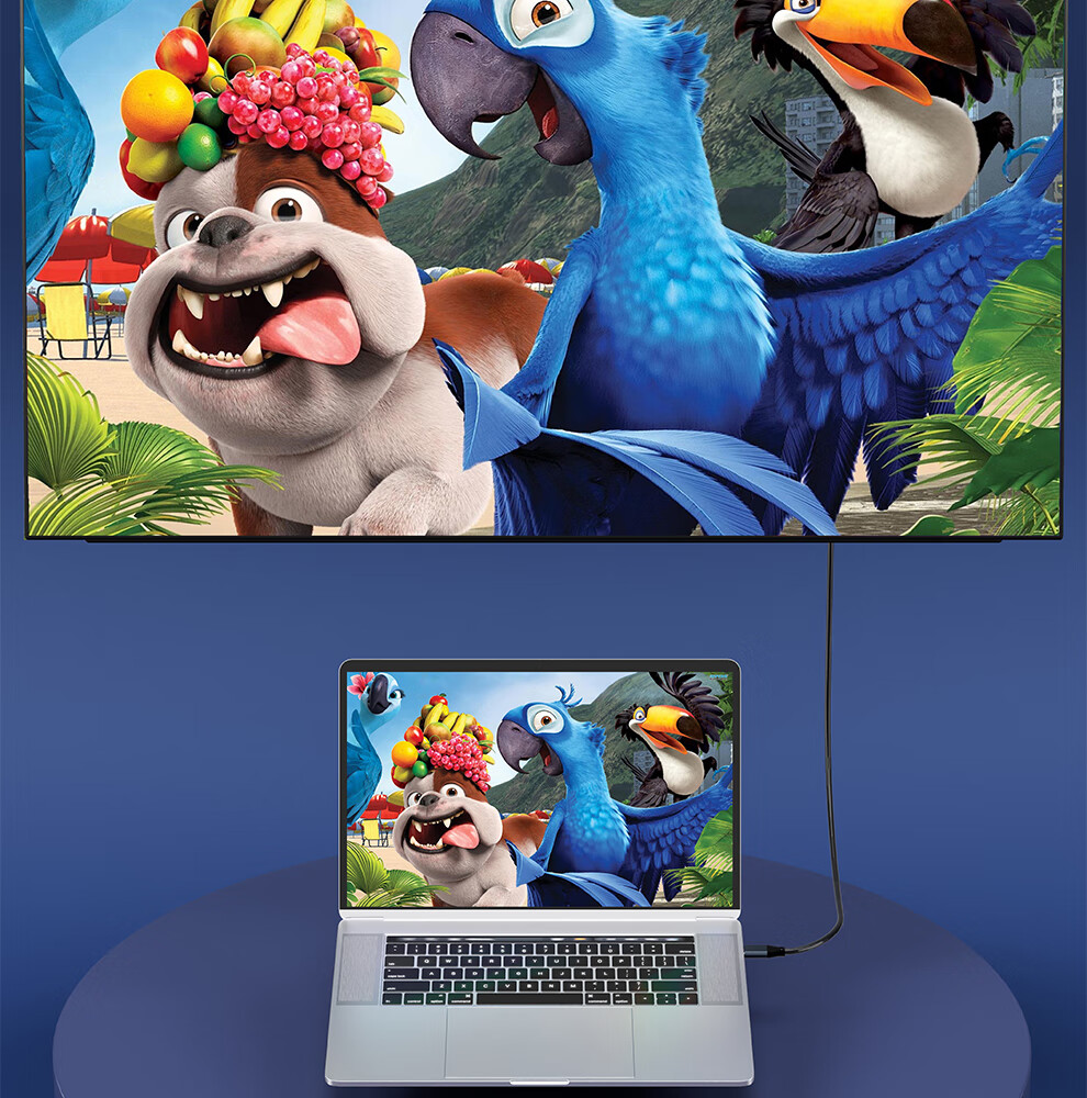Кабель ULT-unite Type-C/USB 2-в-1, 10 Гбит/с, PD 100 Вт, 4K@60Hz, 0.2 м
