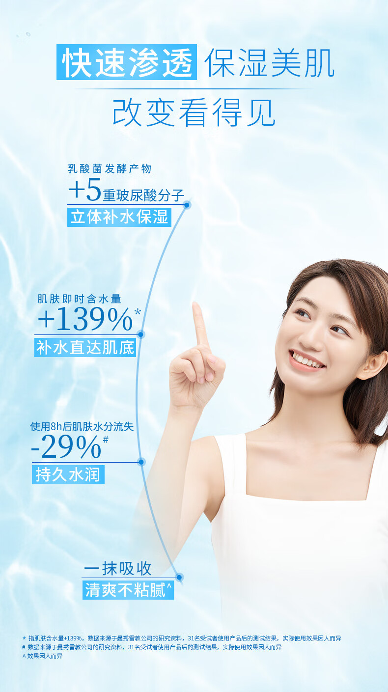 肌研极润爽肤水-清爽型170ml*2玻尿酸补水保湿低致痘低致敏