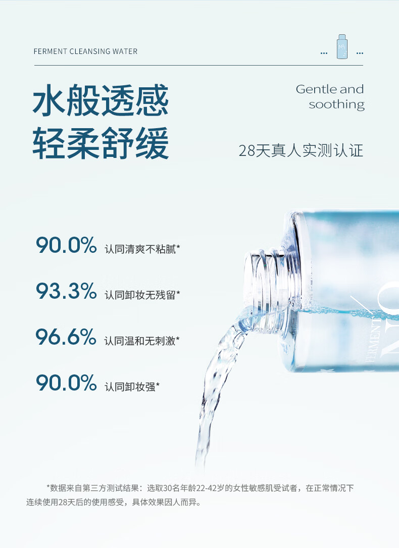 稚优泉卸妆水组合装深层清洁温和卸妆敏感肌全脸可用 新年礼物节日送礼