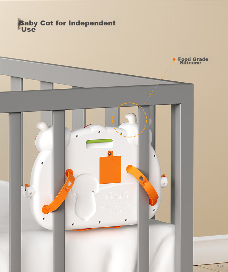 Детский мобиль Tumama Kids для кроватки, развивающая игрушка для новорожденных от 0 до 1 года, музыкальный мобиль с проектором и пультом ДУ