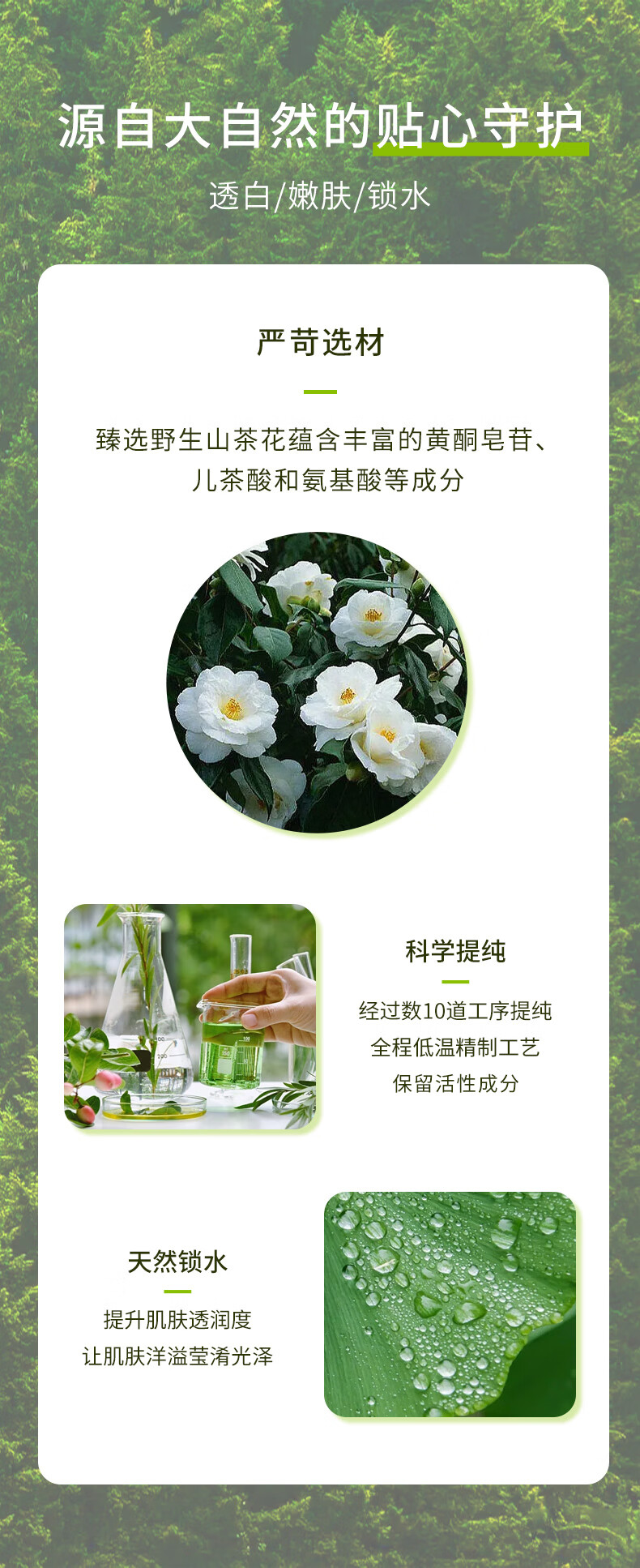 洁肤子（JAYFS）山茶花洁面慕斯氨基酸泡沫洗面奶男女清洁毛孔深层清洁600ml*1瓶