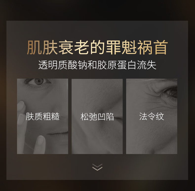 透真黑瓶绷带面霜玻色因修复淡化细纹保湿抗皱紧致护肤补水晚霜