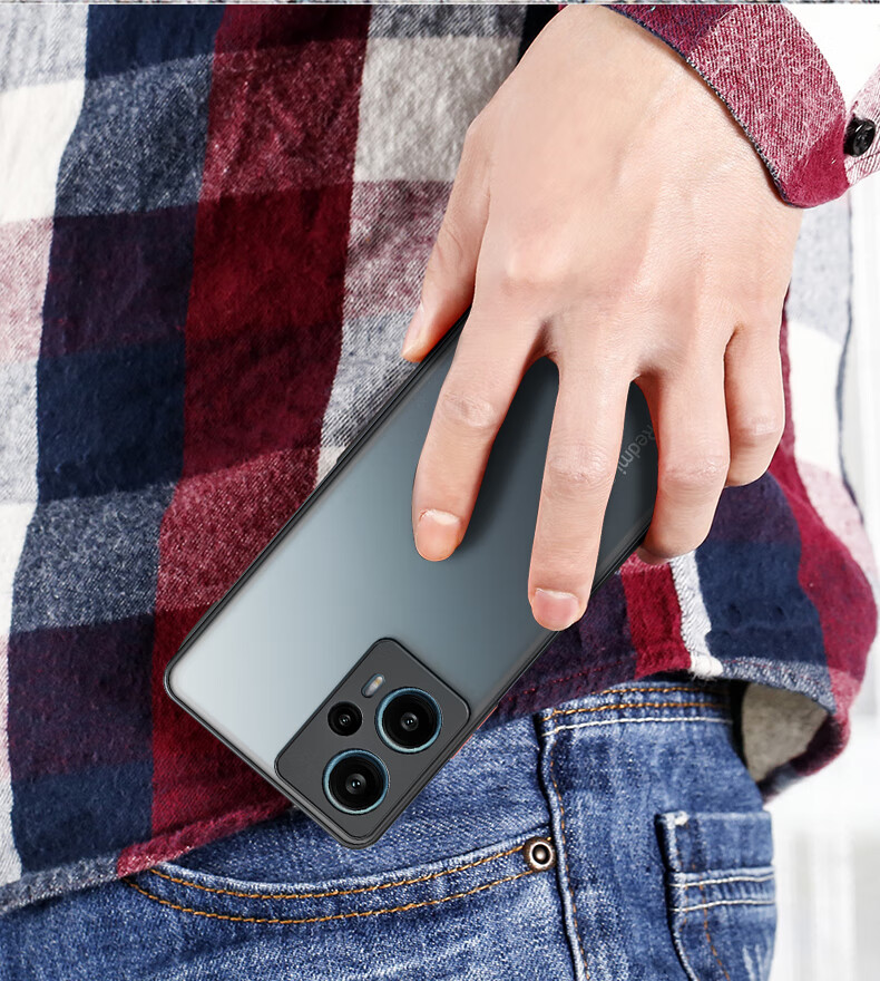Чехол для Xiaomi Redmi Note 12 Turbo HotFire, противоударный силиконовый с защитой объектива, простой стиль, контрастные цвета