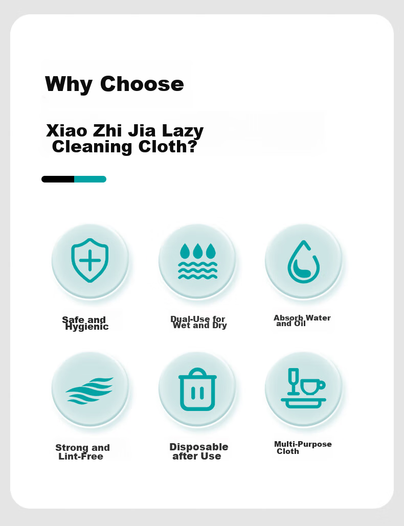 Одноразовые салфетки для уборки Xiaozhijia, 21х25 см, 50 шт. х 10 упаковок, кухонные губки, впитывающие одноразовые салфетки для мытья посуды