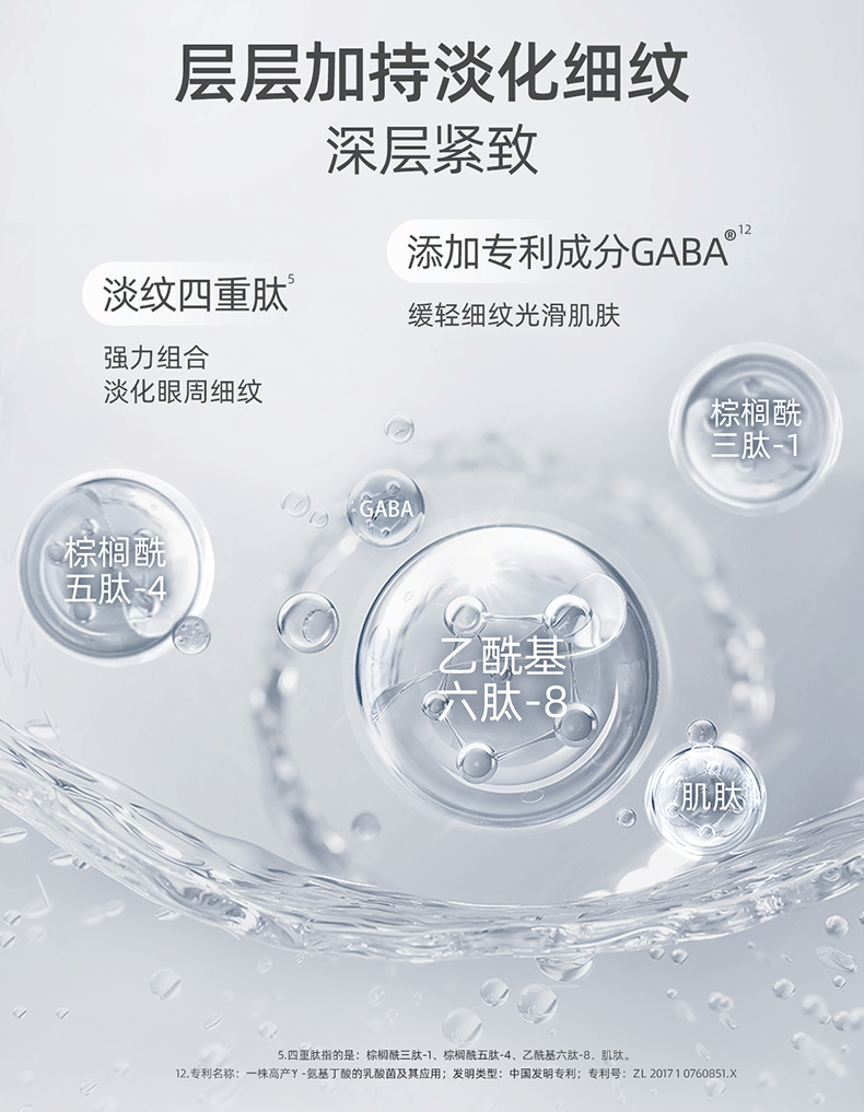 润百颜玻尿酸云朵抚纹发酵眼膜14g*5片淡纹紧致眼贴护肤品补水礼物女