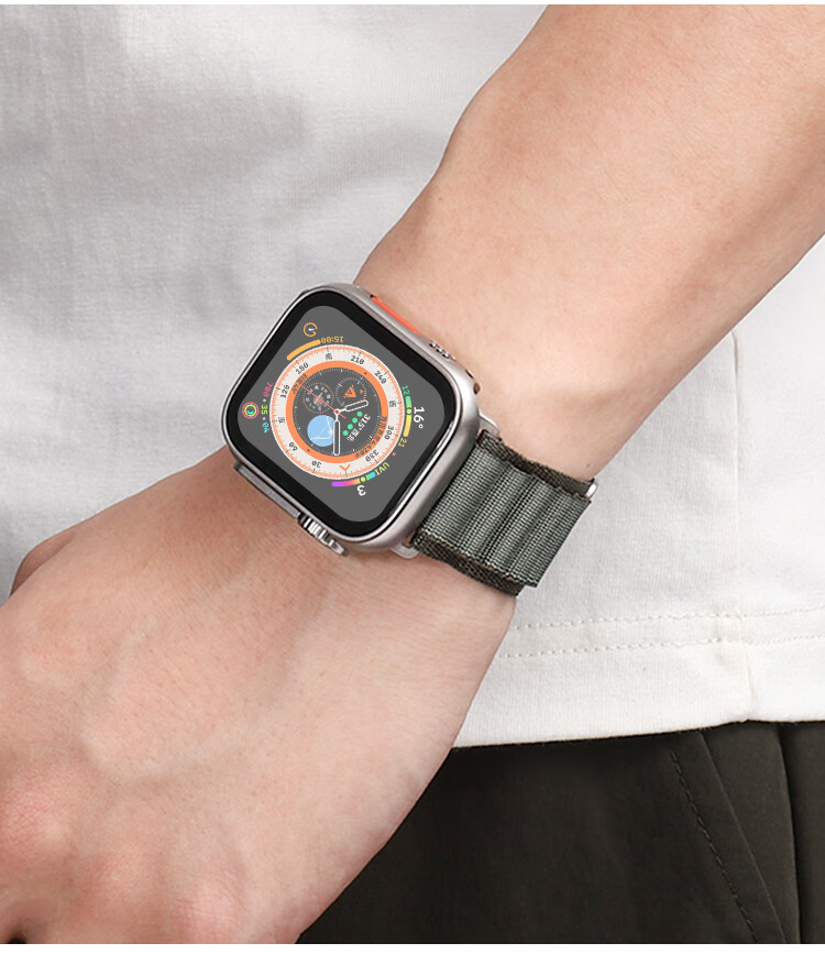 Защитный чехол MSSM для Apple Watch Series 11/10/9/SE3/2, 42 мм, с интегрированным защитным стеклом, титановый цвет