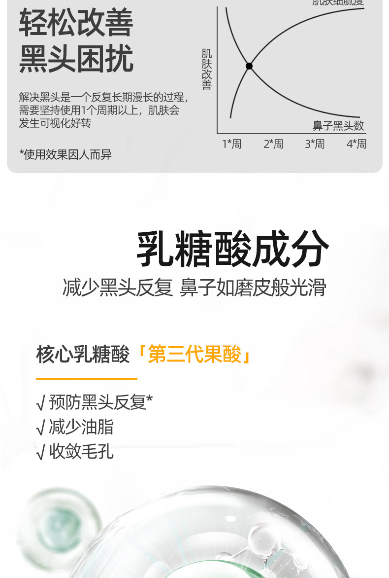 清洁草莓鼻！撕拉式去黑头鼻贴膜三部曲套装 祛粉刺黑头导出液清洁收缩毛孔面膜泥男女学生 fUT