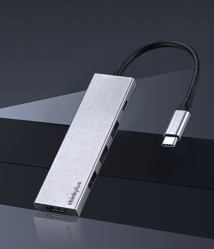 Док-станция Lenovo ThinkPad LC05 Type-C, USB 3.0, HDMI, PD быстрая зарядка, алюминиевый корпус, 5-в-1