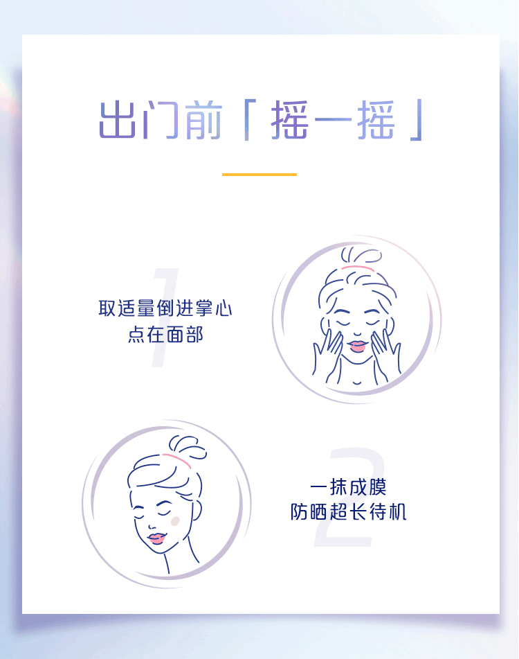 妮维雅（NIVEA）透亮防水防汗防晒霜 控油净爽防晒液（新配方）50g SPF50+