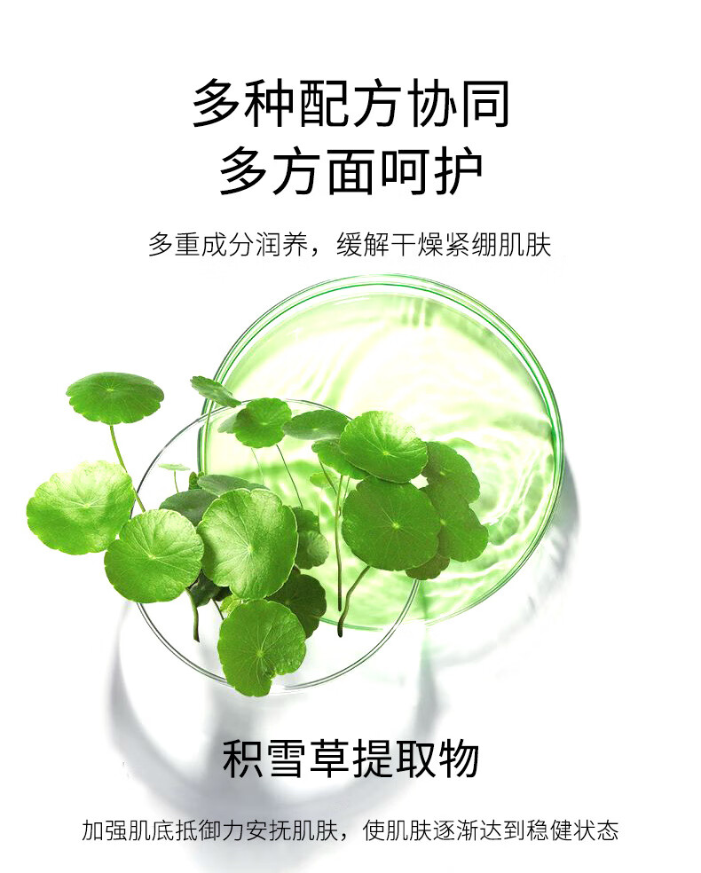 倾龄微酸积雪草小气泡面膜mdb自发泡收缩毛孔清洁官方旗舰店 3支装