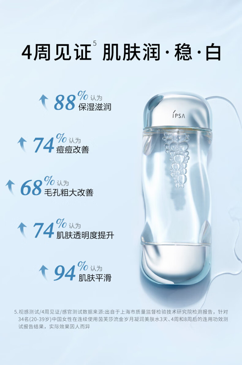 茵芙莎（IPSA）流金岁月凝润美肤水200ml*2  赠柔润洁面25ml*2 保湿 送女友礼物