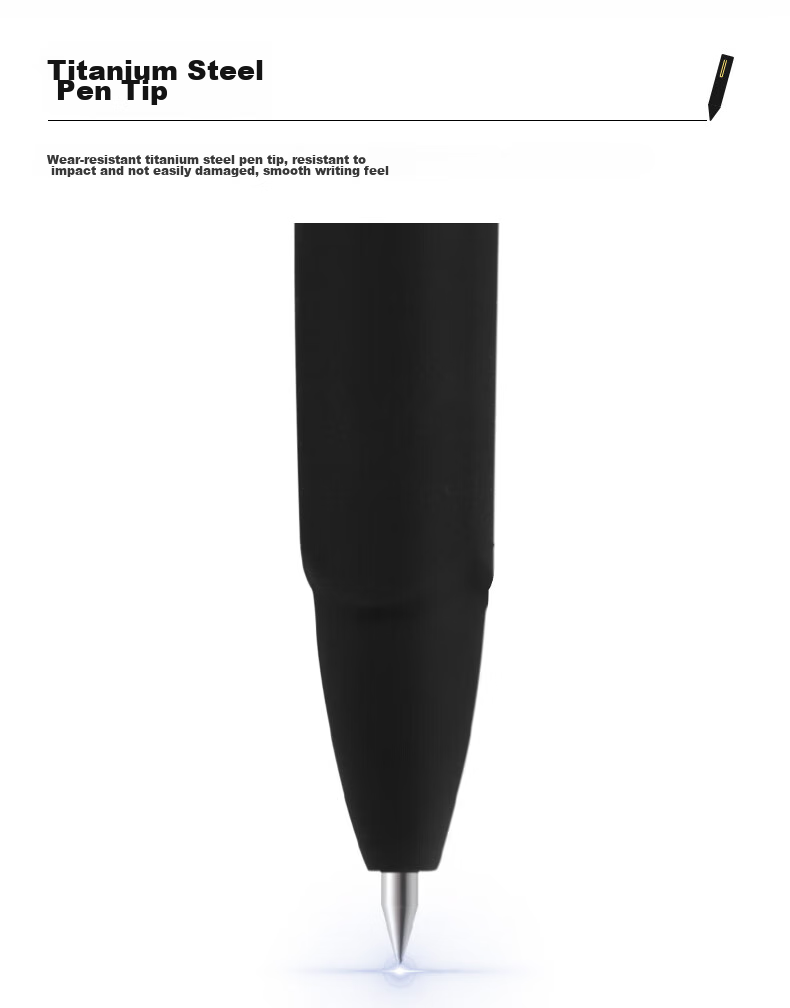 Ручка шариковая BAOKE PC1828A, 0.5 мм, черная, 12 шт./упак.