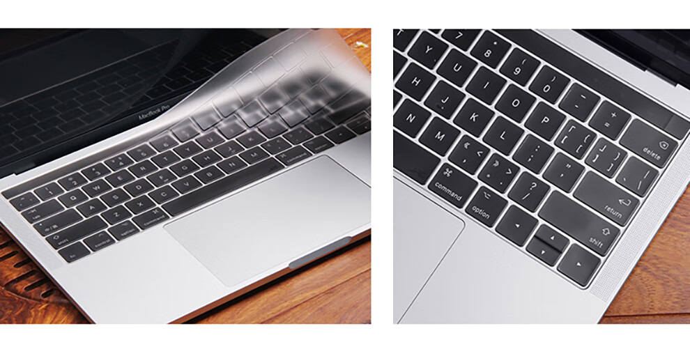 Защитная пленка для клавиатуры Jichuan для Apple MacBook Pro 13.3 дюйма (A1706/A1989) с Touch Bar, TPU, противоударная, пылезащитная, водонепроницаемая