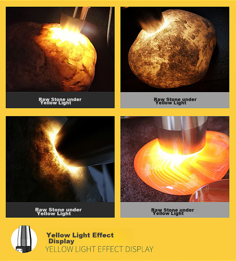 Фонарик MOTIE Jade Flashlight для аутентификации нефрита, мощный УФ-свет для просмотра изделий из нефрита и ювелирных изделий, профессиональный детектор для антиквариата, S72 с четырьмя источниками света 365