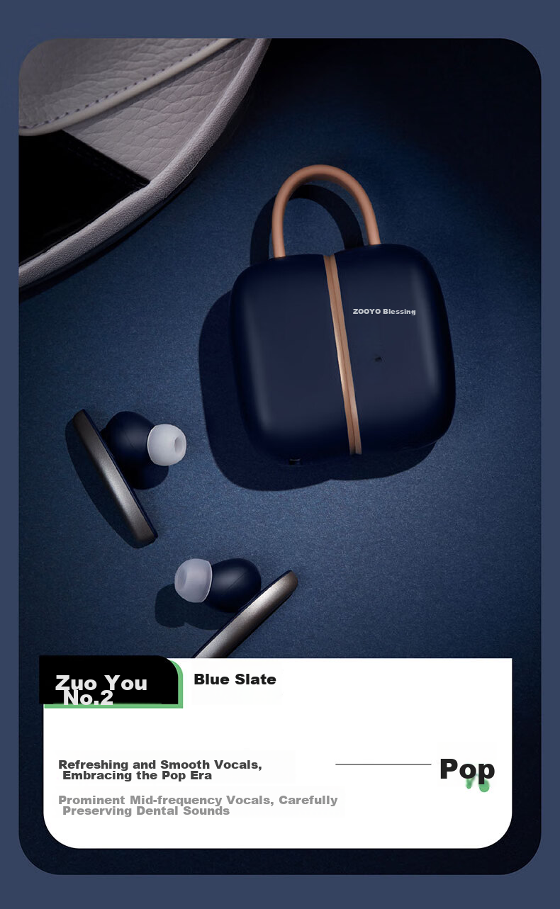 Беспроводные наушники ZOOYO Girlfriend, с активным шумоподавлением, Bluetooth 5.3, для спорта и путешествий, цвет "Яо Хуан"