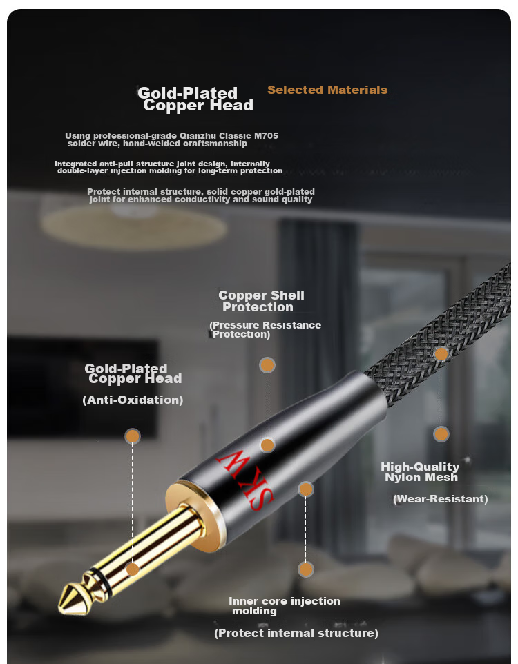 Кабель SKW 6.5мм - XLR