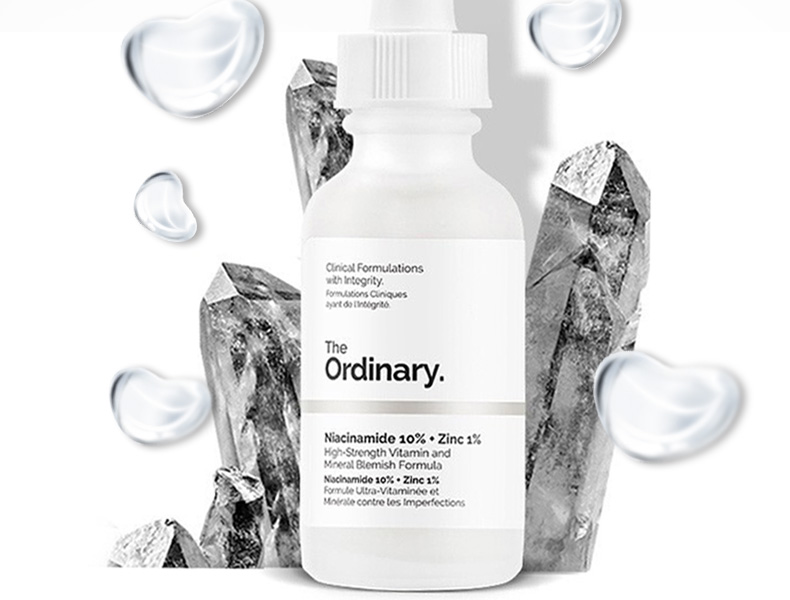 The Ordinary10%烟酰胺+1%锌精华原液 美肤小白瓶 收缩毛孔淡化痘印补水控油 面部精华 男女适用 进口超市
