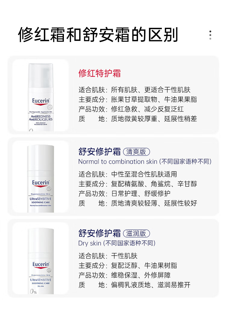 优色林舒安修护霜50ml 舒缓特护面部快速舒缓修红泛红护肤品 护肤礼物 修红霜50ml【舒缓泛红】