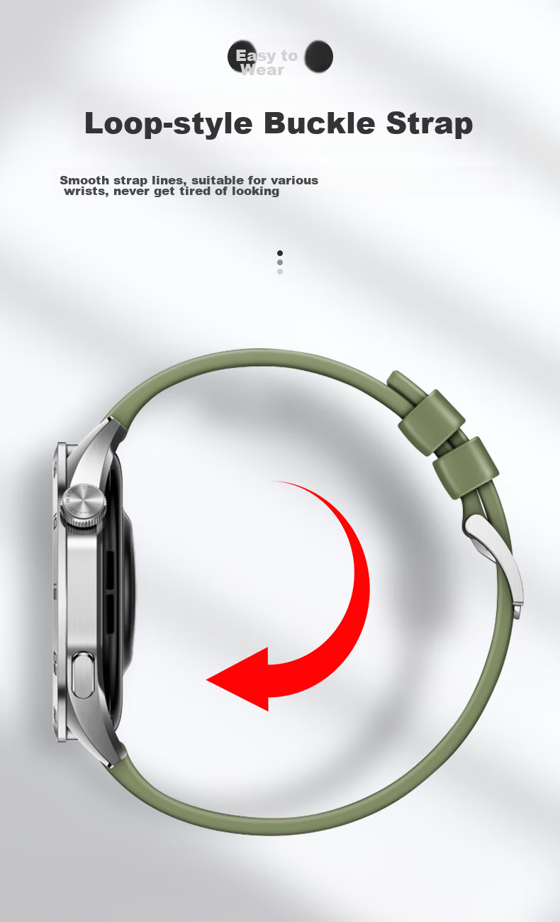 Ремешок BHO для Huawei Watch GT 5 Pro / GT 4 / GT 3 Pro / GT 2, силиконовый композитный плетеный ремешок для часов Watch 4 Pro / Watch 3 / Honor Magic 2