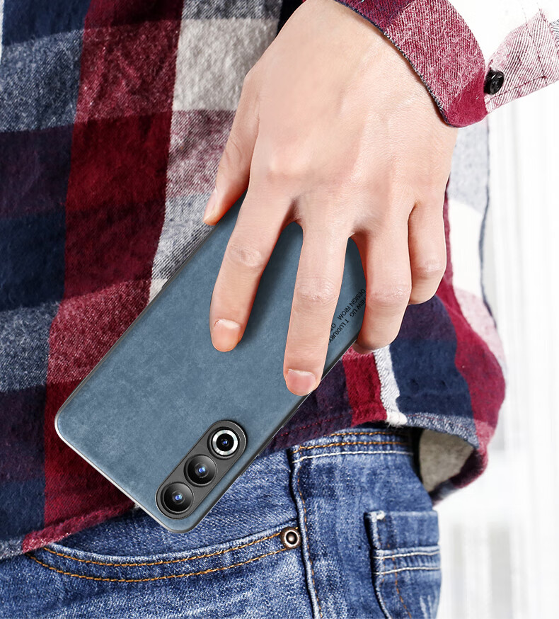 Противоударный чехол HotFire для Meizu 20, черный, с защитой камеры, из кожи