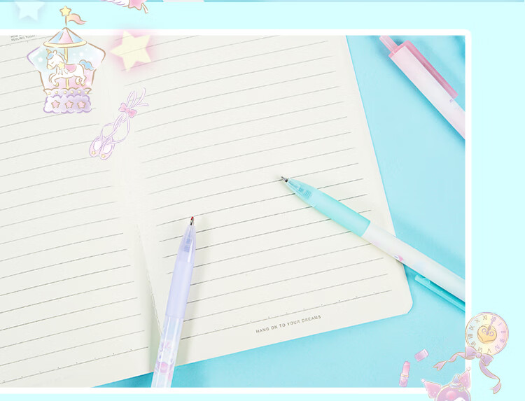 Гелевая ручка GuangBo Sanrio Collaboration, 0.5 мм, черная, 6 шт.