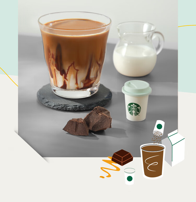 星巴克（Starbucks）黑咖啡 速溶咖啡 0蔗糖 分享装迷你杯9杯 PLUS会员联名款