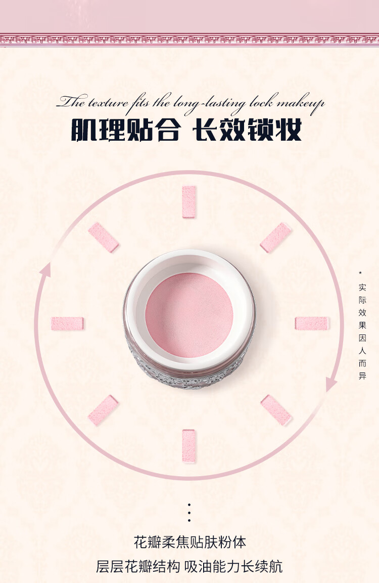 花知晓 天鹅芭蕾八音盒蜜粉柔焦定妆散粉持妆送女友生日礼物 02天仙子