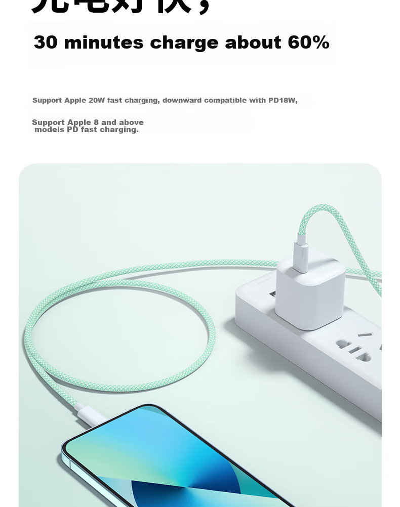 Кабель USB Type-C - Lightning