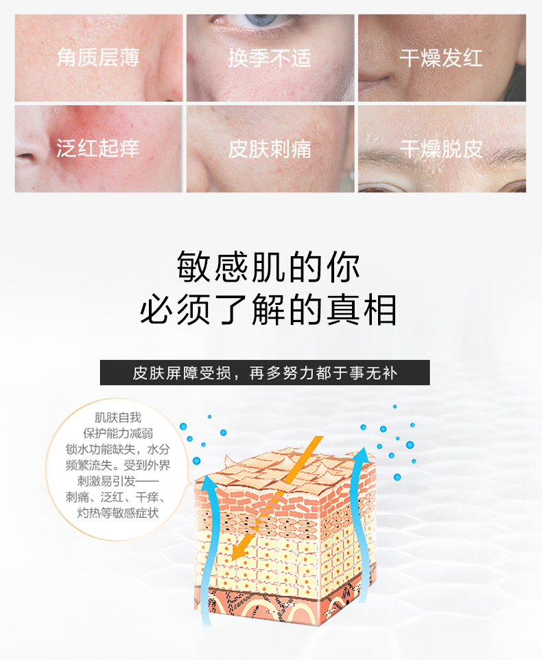 薇诺娜舒敏保湿润肤水120ml爽肤水化妆水补水舒缓保湿水敏感肌 4支装