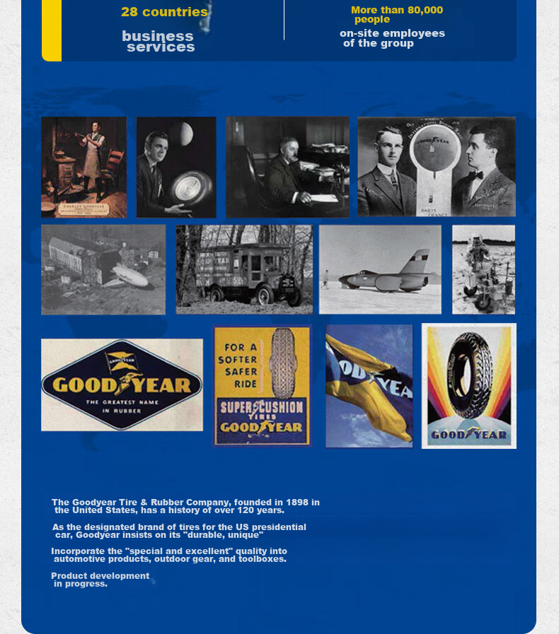 Задняя щетка стеклоочистителя Goodyear