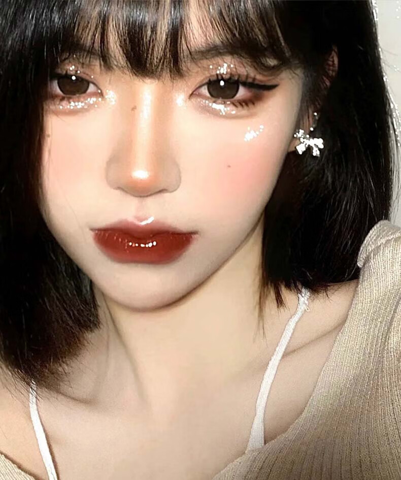 町采儿牛郎眼影细碎星闪珠光ins爆闪亮片单色眼影盘高光送女友 牛郎色
