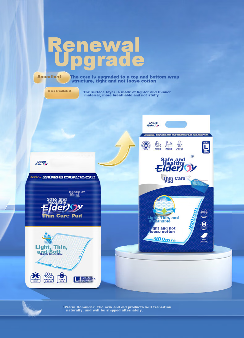 Впитывающие пеленки Elderjoy, размер L, 10 шт., 60*90 см, для ухода за лежачими больными, послеродового периода, детей и взрослых