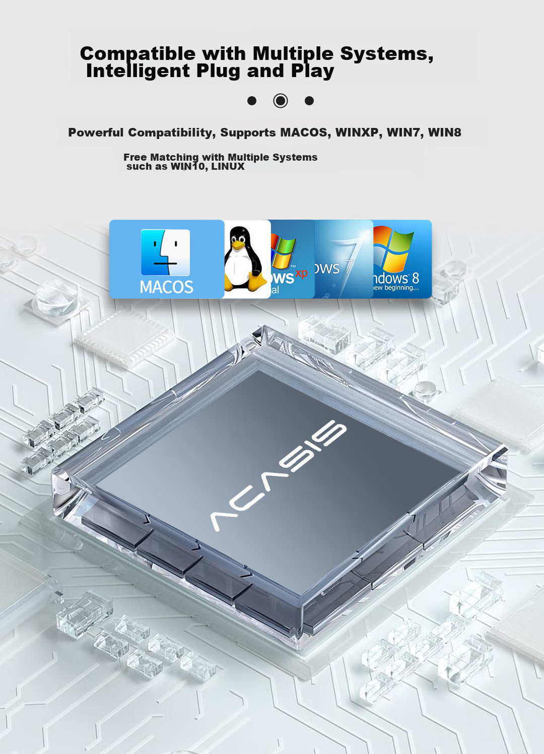 USB 3.0 коммутатор Acasis, 2 порта, для принтера, клавиатуры, мыши, USB-накопителя, черный