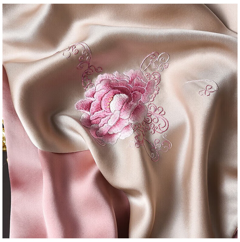 Шелковый шарф Hangsilu Suzhou Embroidery с вышивкой для женщин, зимний шарф из тутового шелка, подарочная коробка высокого класса, подарок на день рождения и праздник для мамы, новогодний подарок