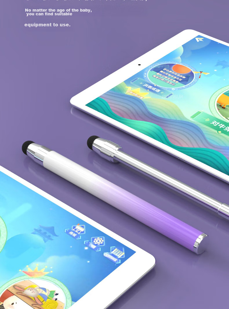 Стилус LinkStone для детских обучающих машин, универсальный емкостной стилус для iPad, планшетов и электронных книг, синий